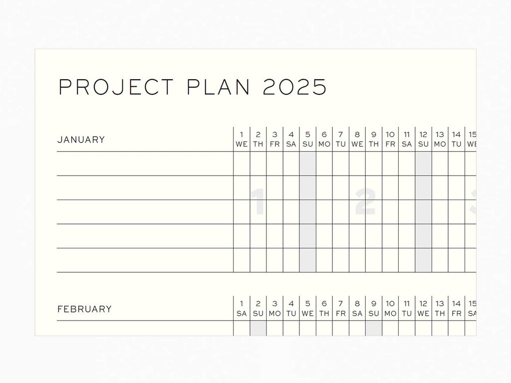 2025 Leuchtturm 1917 Weekly Planner - INK Hardcover