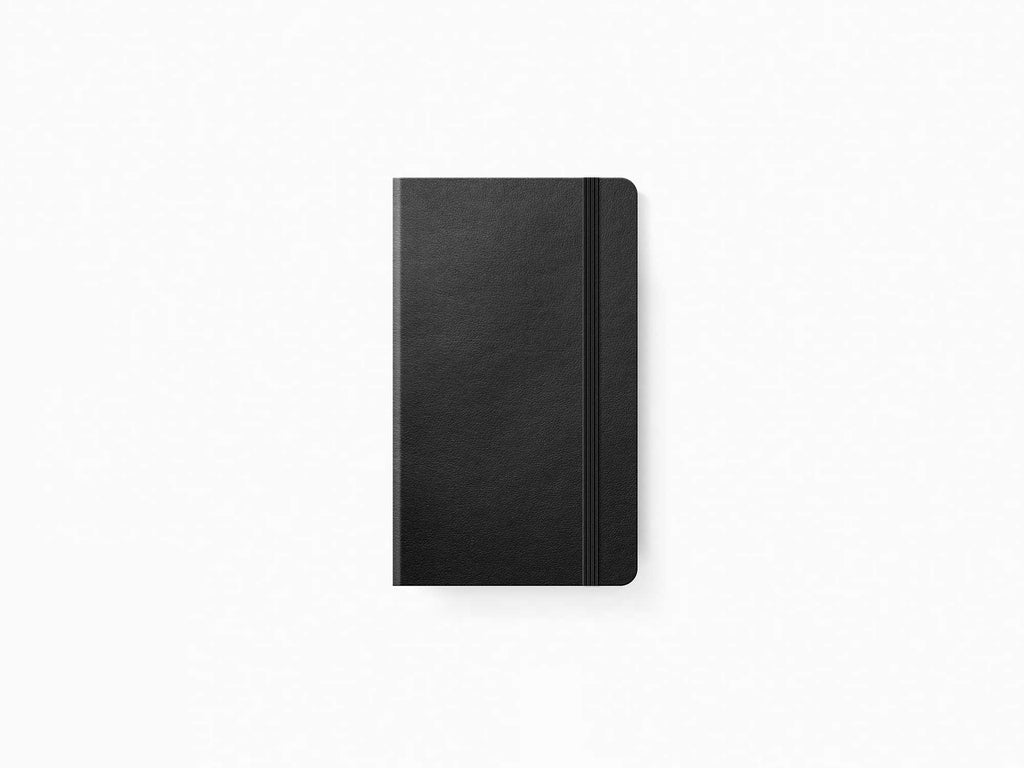 2025 Leuchtturm 1917 Weekly Planner & Notebook - BLACK Softcover, Ruled Pages