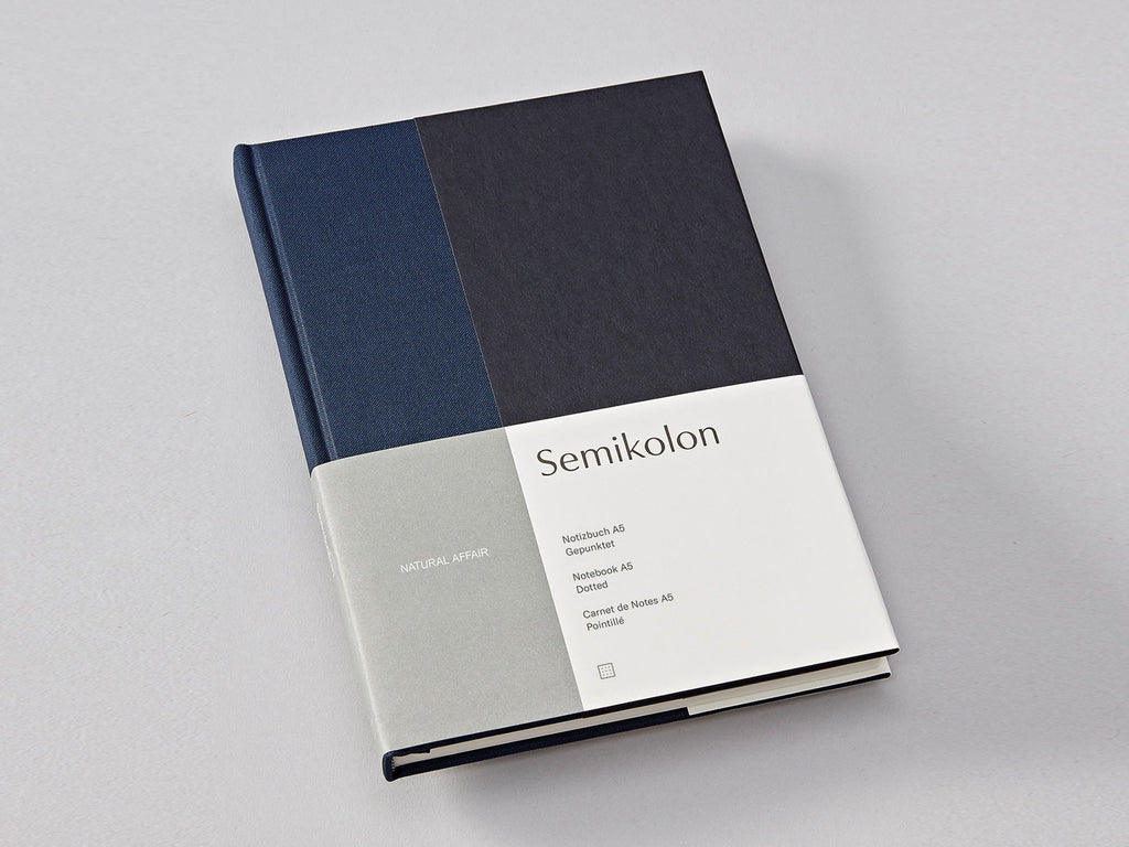 A Natural Affair Color Block Notebook - Midnight