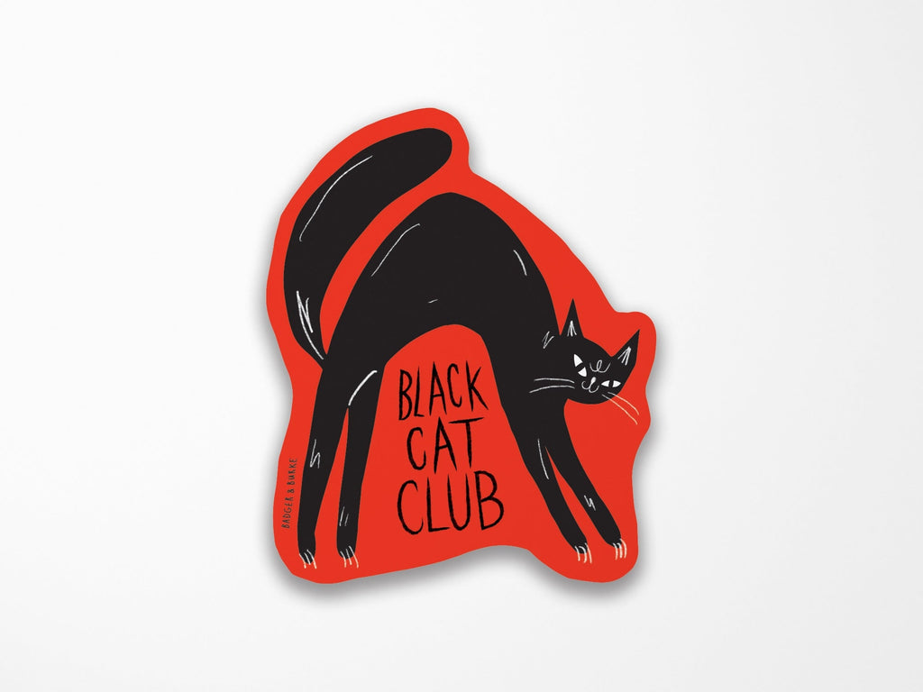 Black Cat Club Sticker