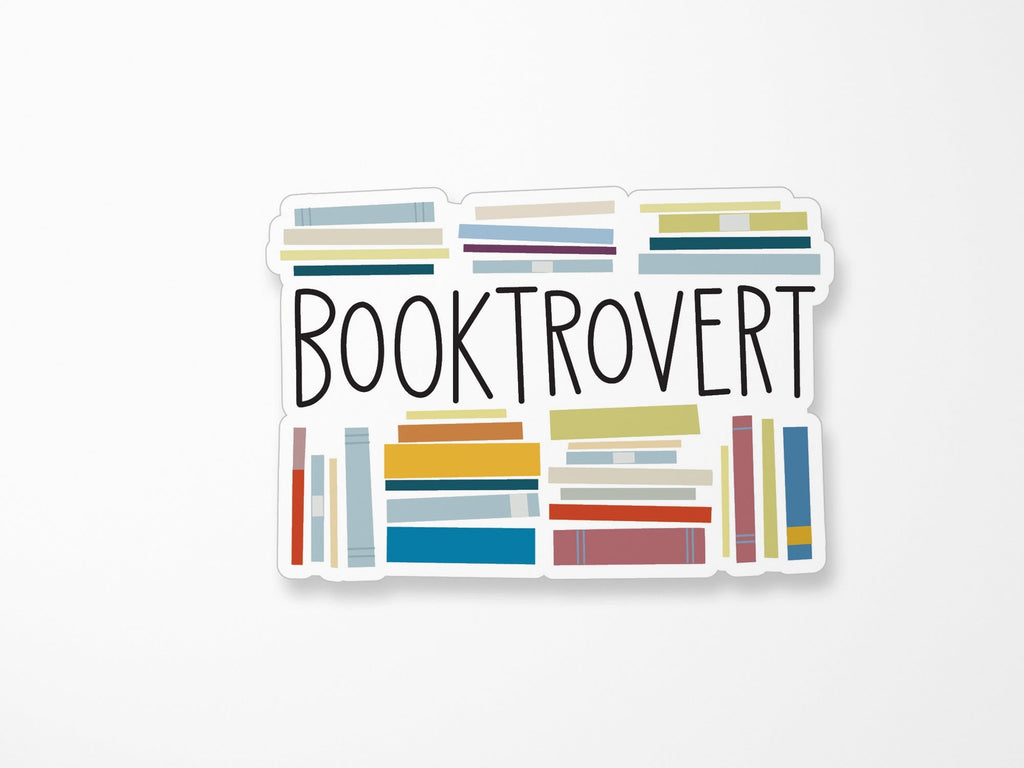 Booktrovert Vinyl Sticker