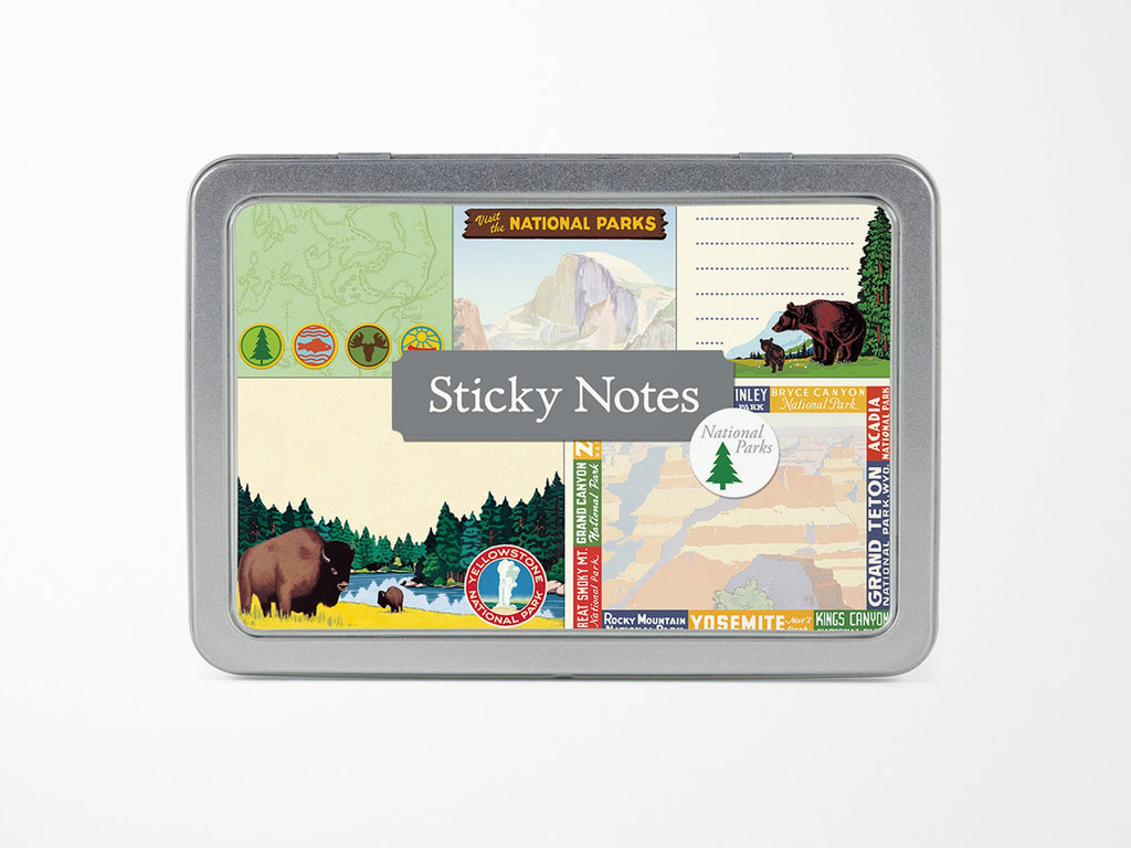 Cavallini Vintage Sticky Notes - National Parks