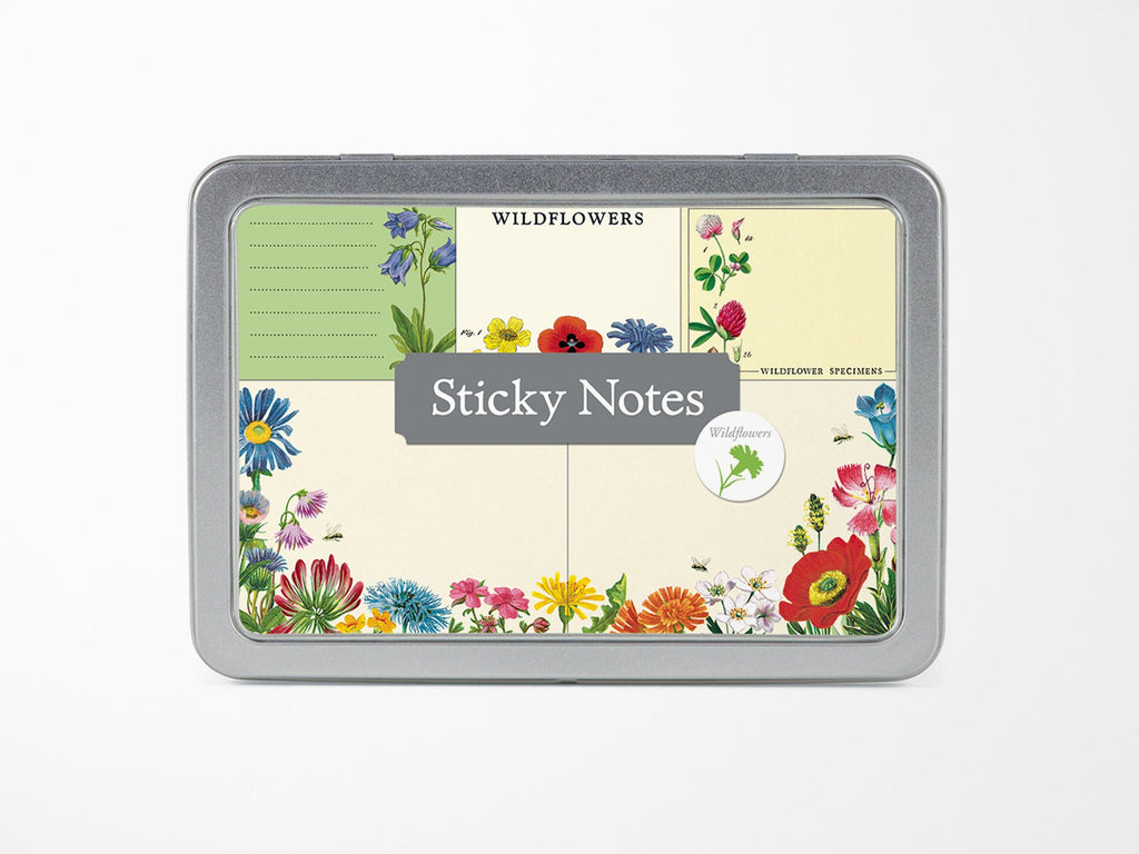 Cavallini Vintage Sticky Notes - Wildflowers