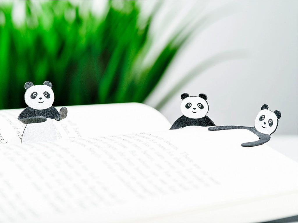 Clip Family Paperclip Bookmarks - Panda