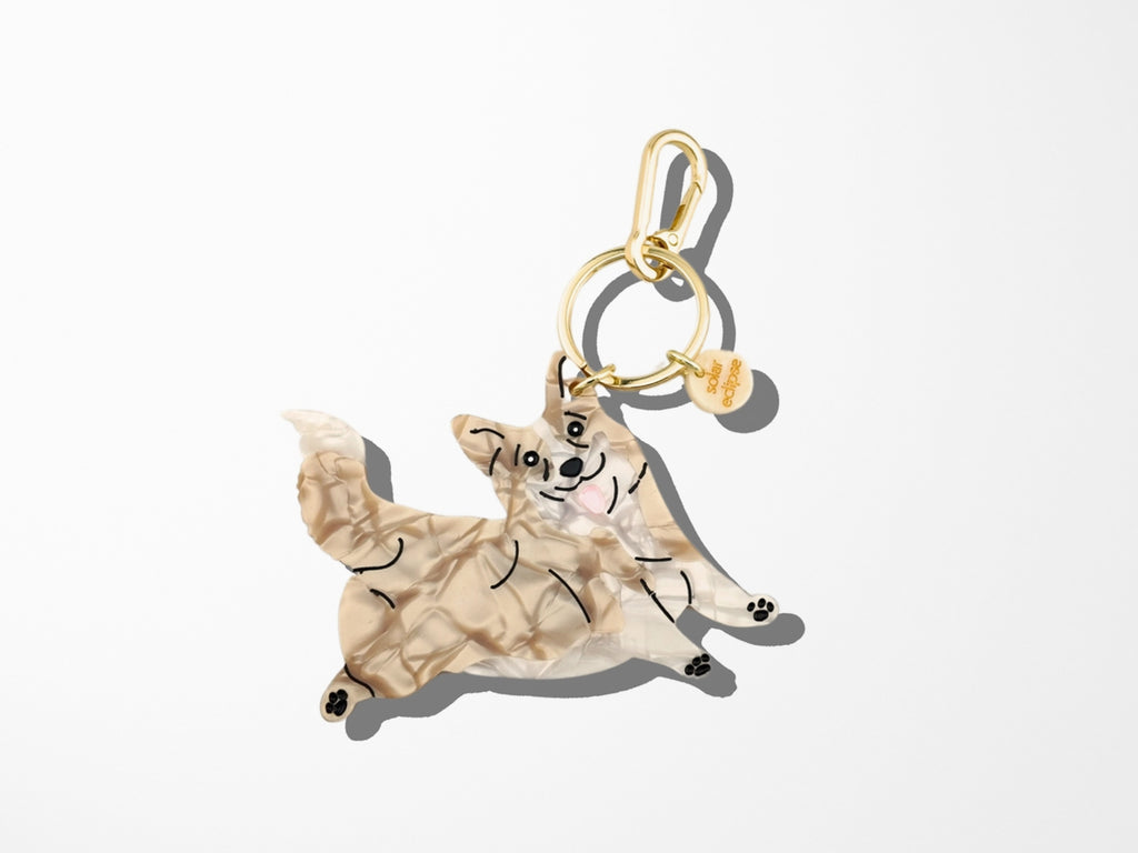 Corgi Dog Keyring and Bag Charm