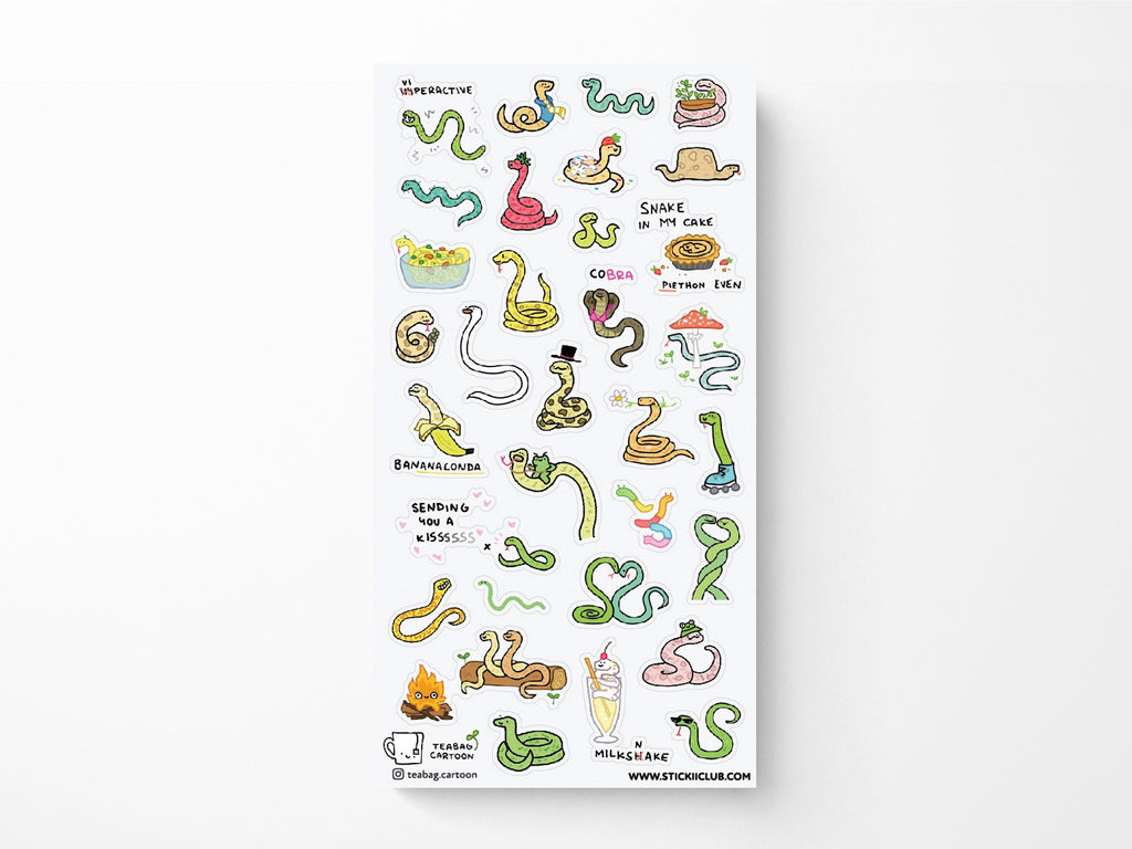 Delightful Danger Noodles Sticker Sheet