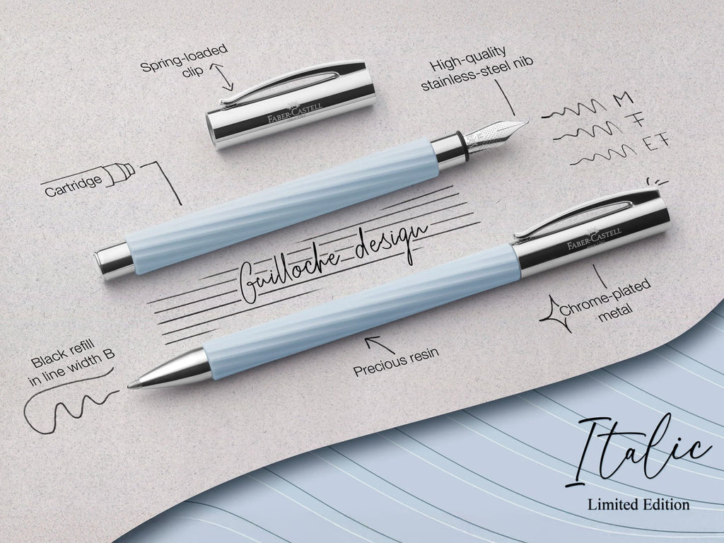 Faber Castell AMBITION Italic Ice Blue LIMITED EDITION