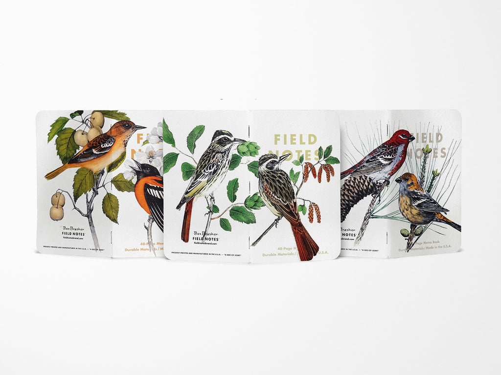 Field Notes Birds and Trees of North America Memo Book Set of 3