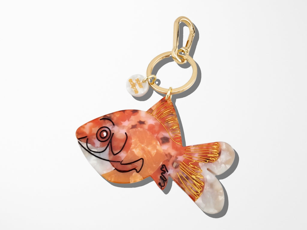 Goldfish Keyring and Bag Charm