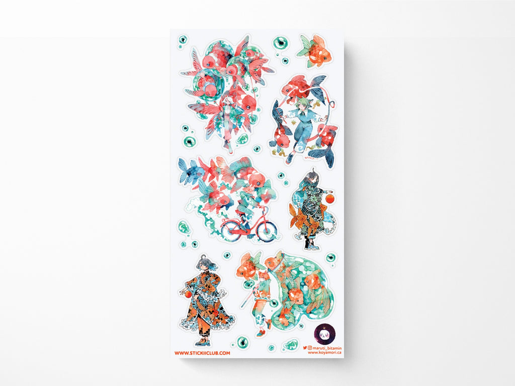 Guided By Goldfish Sticker Sheet