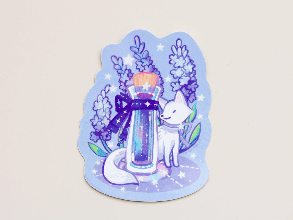 Icy Lavender Holographic Vinyl Sticker