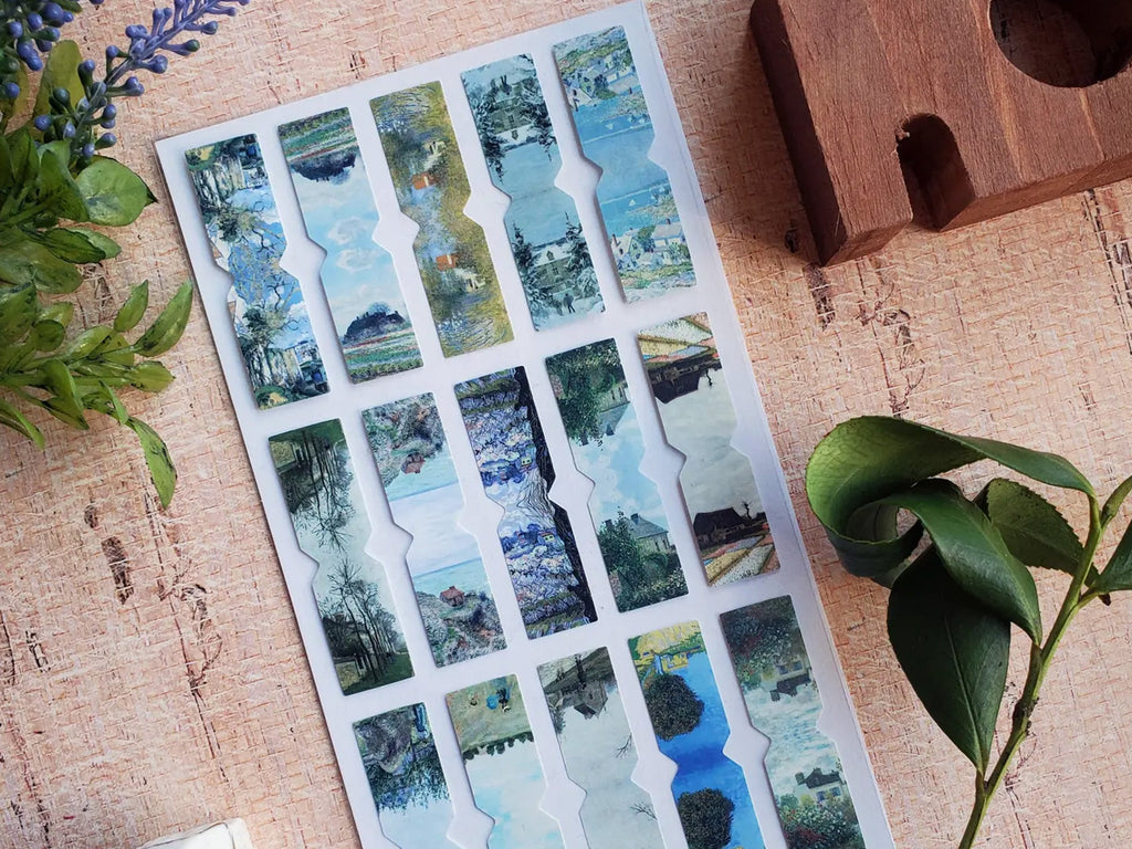 Impressionist Tabs Sticker Sheet