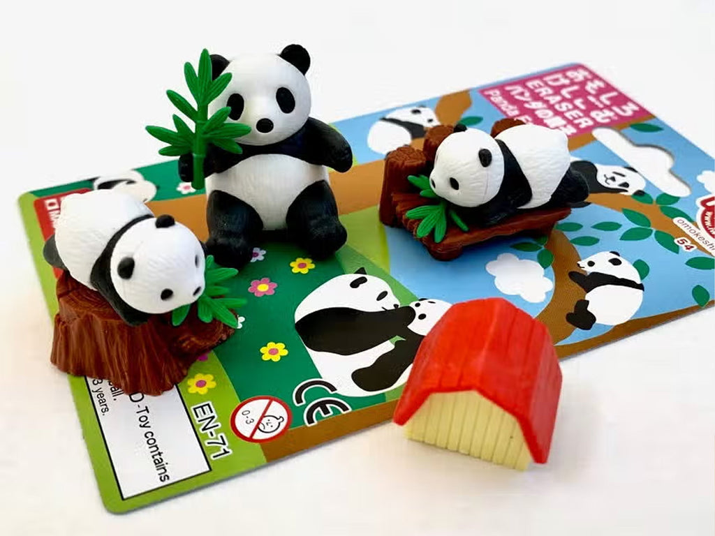 Iwako Novelty Erasers - Pandas