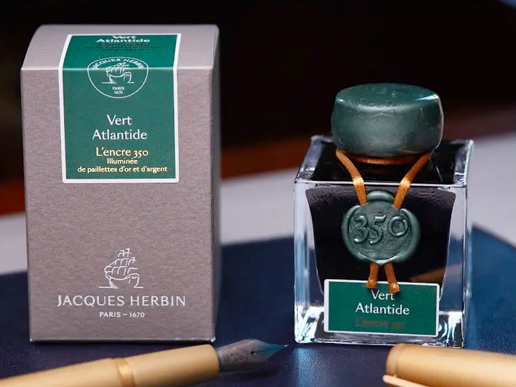 Jacques Herbin 350th Anniversary Ink - Vert Atlantide