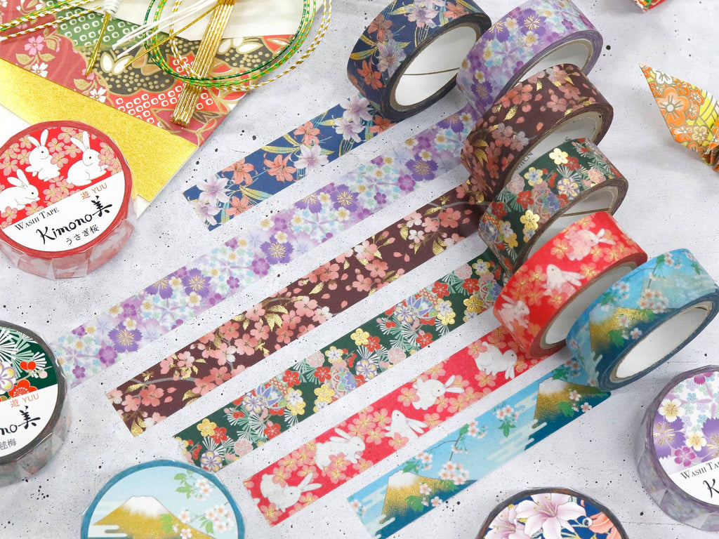 Kimono Beauty Dianthus Washi Tape