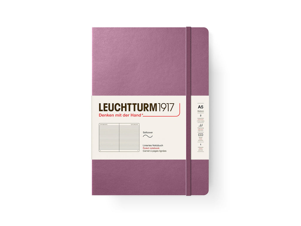 Leuchtturm 1917 Soft Cover Notebook - Dusty Rose