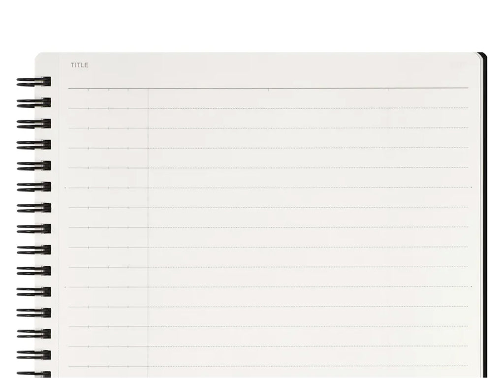 Maruman Mnemosyne Notebook N174 - B5 8mm Lined with Vertical Divider