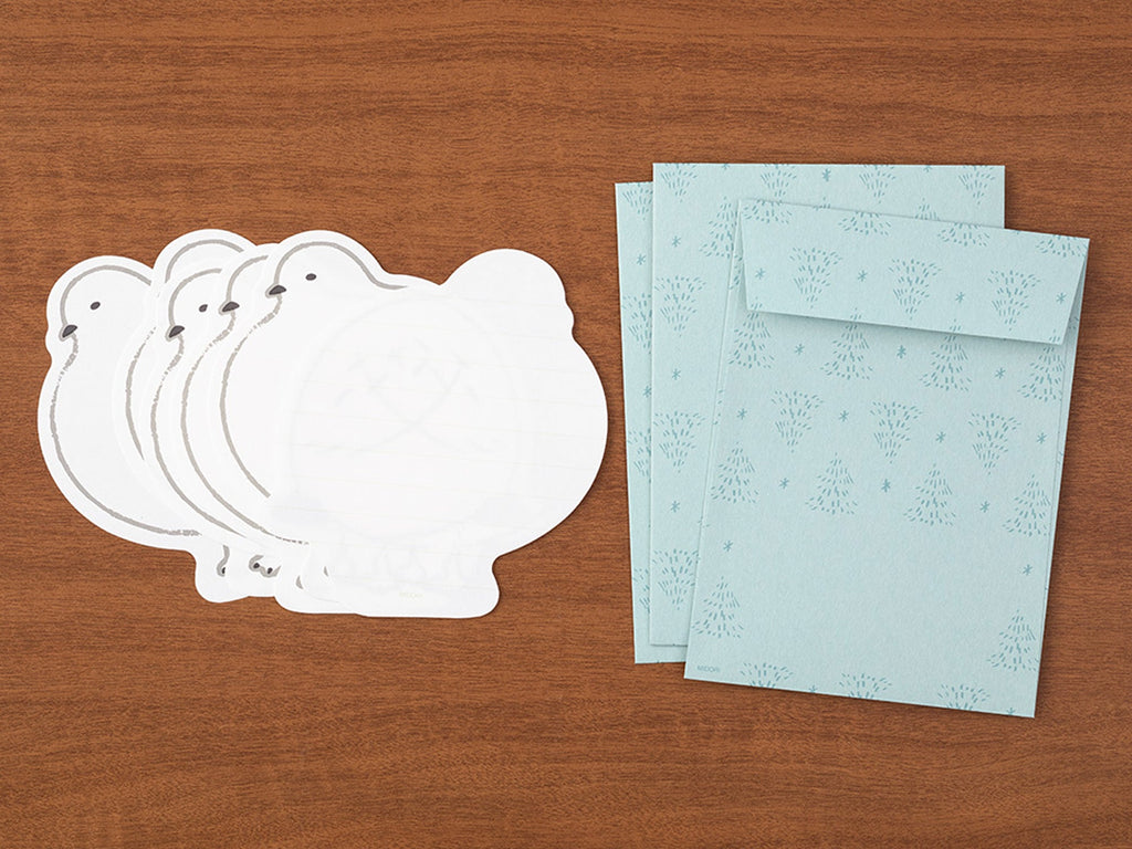 Midori Letter Set Die-Cut Grouse