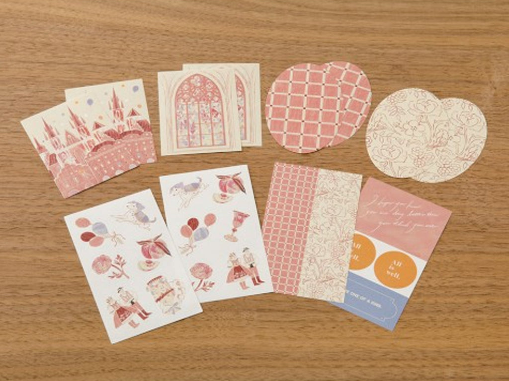 Midori Picture Book Stickers - Pink