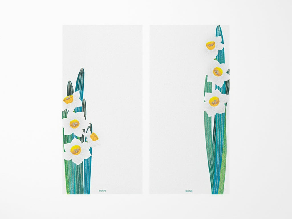 Midori Seasonal Memo Letter Pad - 580 Daffodil