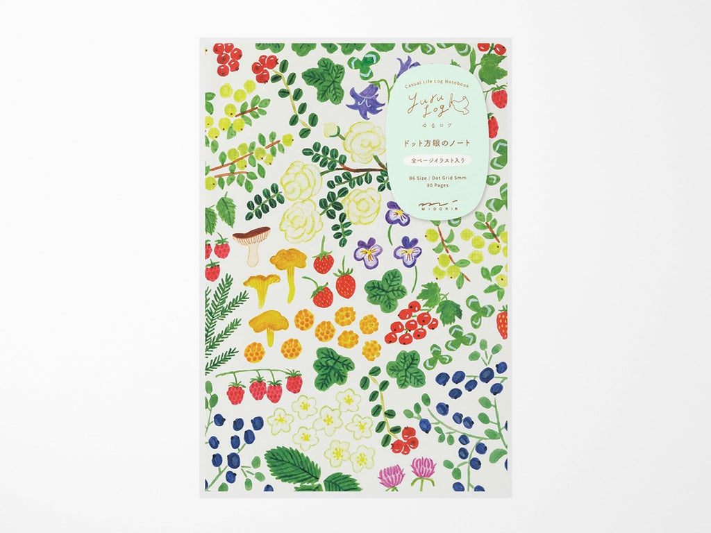 Midori Yuru Log Notebook B6 - Scandinavia