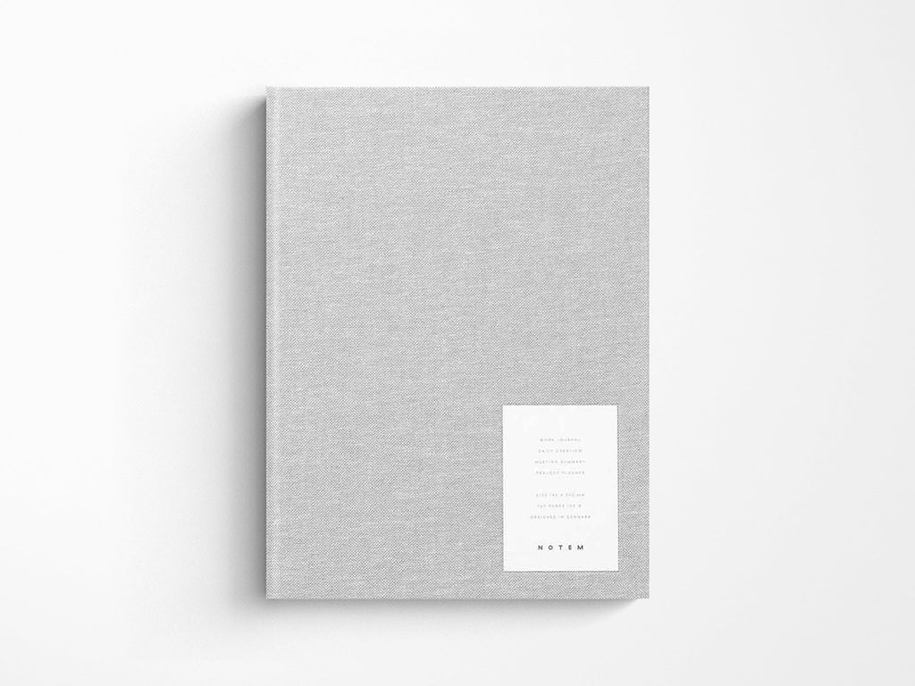 Notem EVEN Work Journal - Large Light Grey