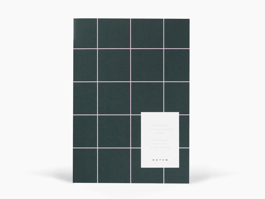 Notem MILO Weekly Planner - Dark Green