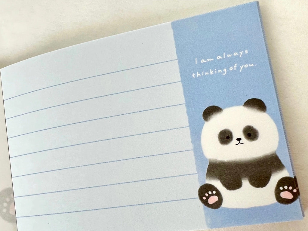 Panda Onaka Nadetei Mini Notepad