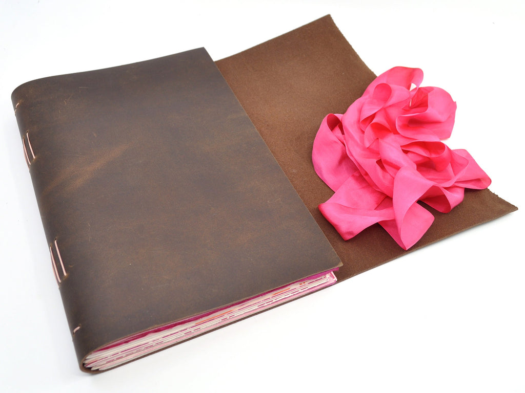 Pink Pony One of a Kind Leather Journal