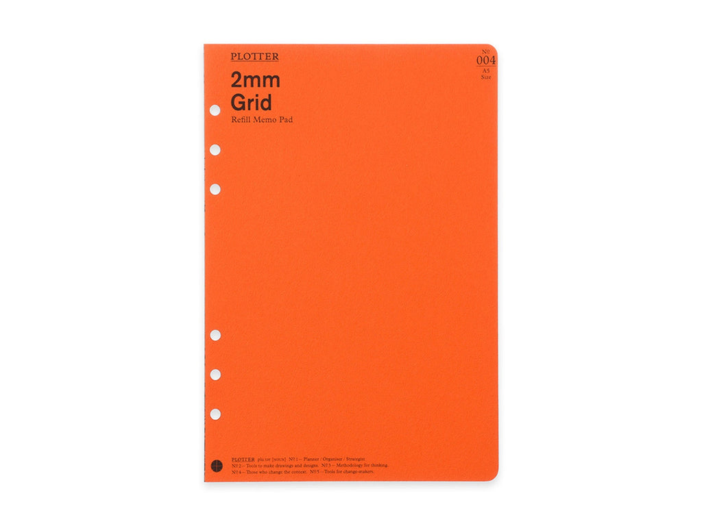 PLOTTER Refill Memo Pad 2mm Grid - A5 Size