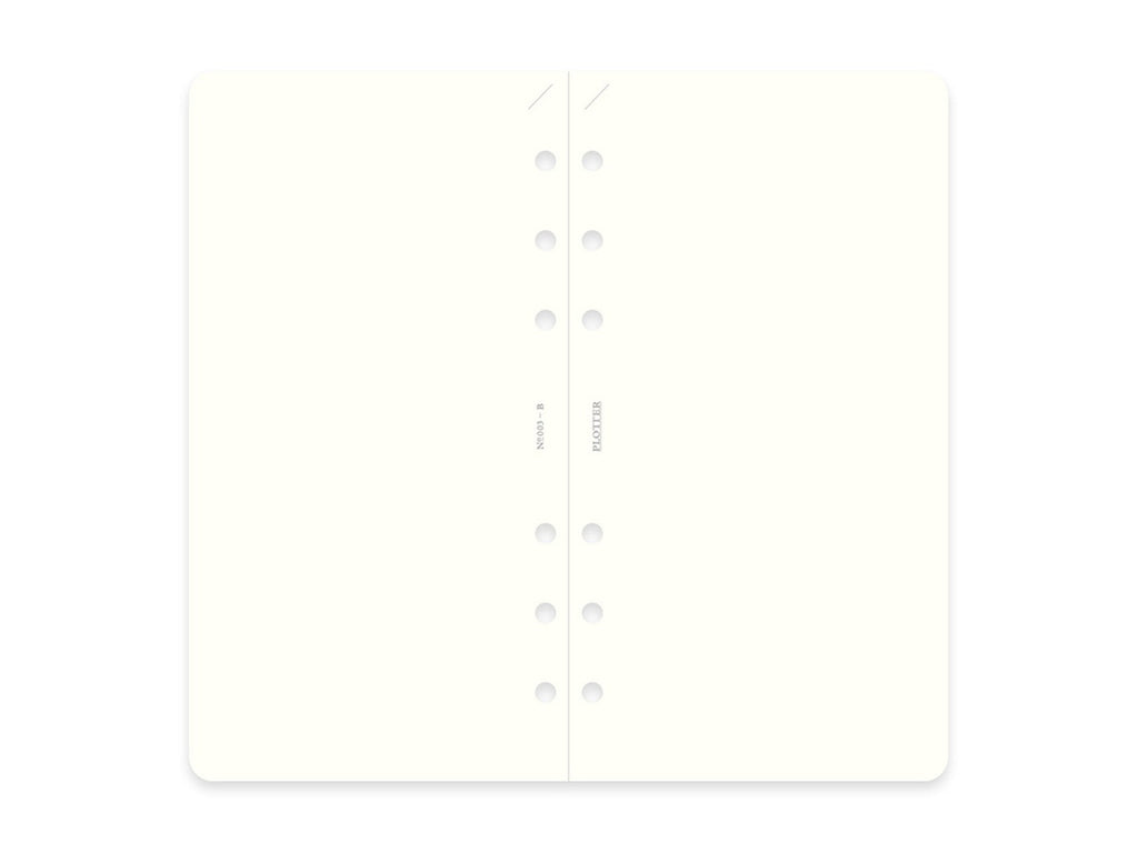 PLOTTER Refill Memo Pad Plain - Bible Size