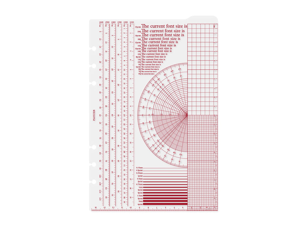 PLOTTER Ruler Pad - A5 Size