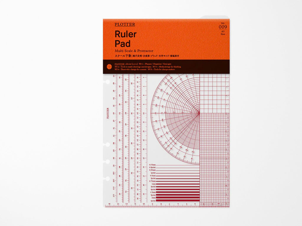 PLOTTER Ruler Pad - A5 Size