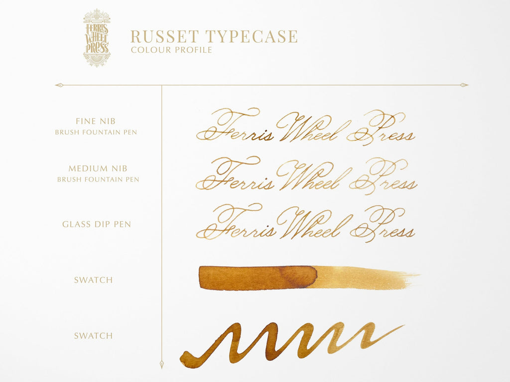 Russet Typecase Fountain Pen Ink