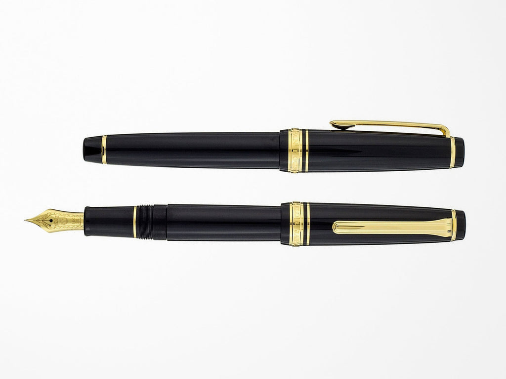 Sailor Pro Gear Slim Fountain Pen - Black / Gold