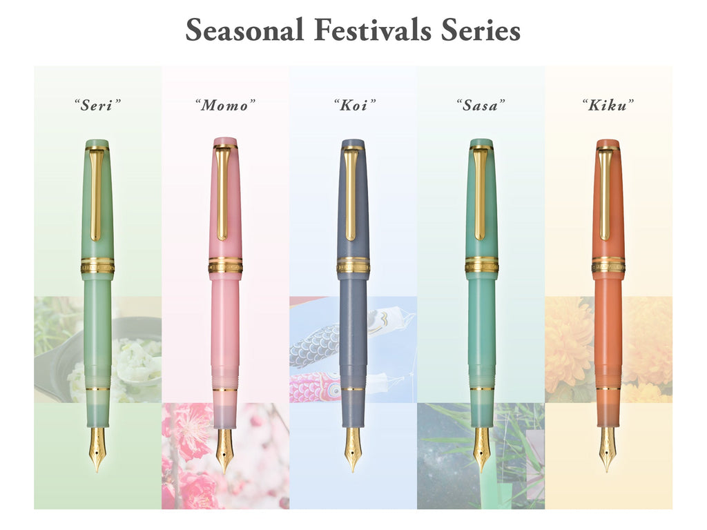 Sailor Pro Gear Slim Fountain Pen - Seasonal Festival Series - Kiku