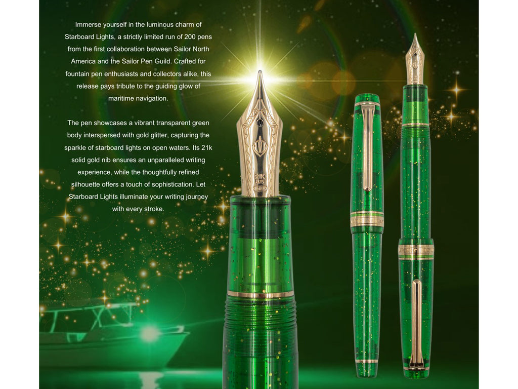 Sailor Pro Gear Standard Fountain Pen - Starboard Lights