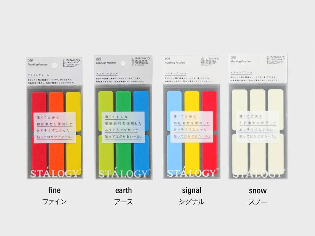 Stalogy Masking Labels - Earth