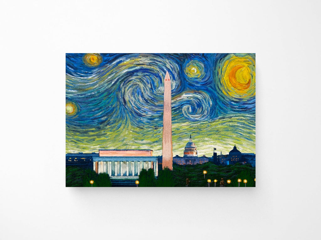 Tote Bag Washington DC Starry Night