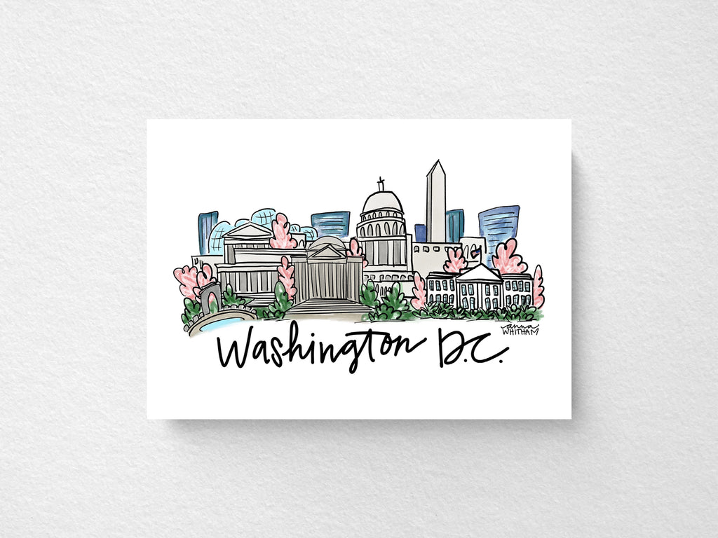 Washington DC Composite Greeting Cards - Set of 6