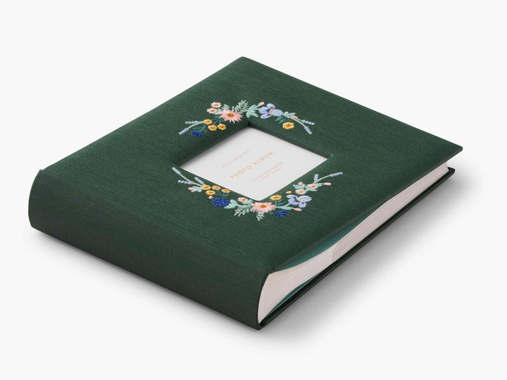 Wildwood Embroidered Heirloom Photo Album