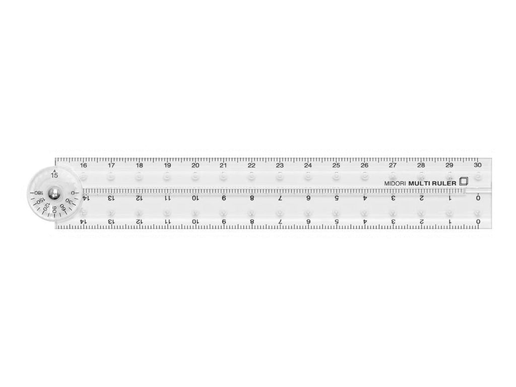 Clear Folding Multi Ruler 30 CM