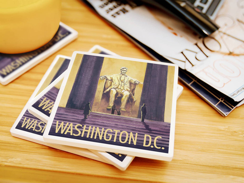 Coaster Washington DC Lincoln Memorial