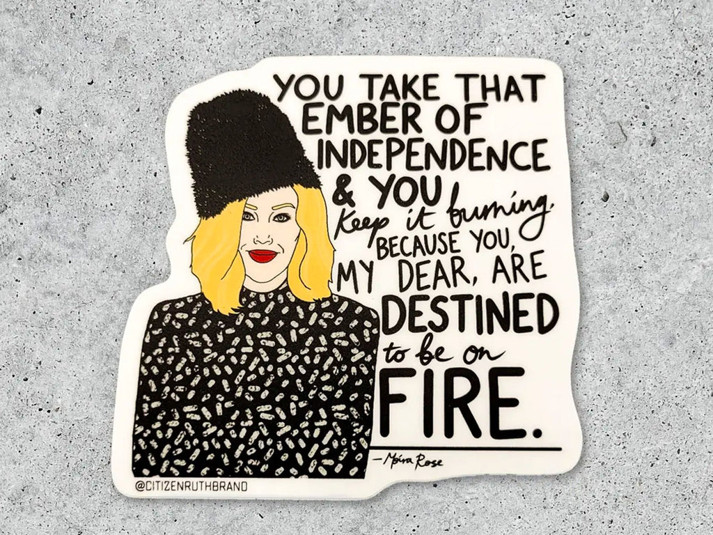 Moira Rose "Ember of Independence" Sticker