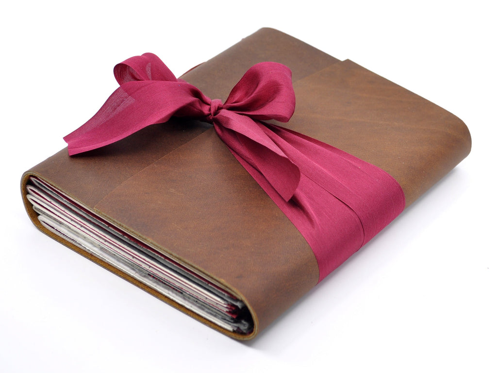 Red Currant One of a Kind Leather Journal