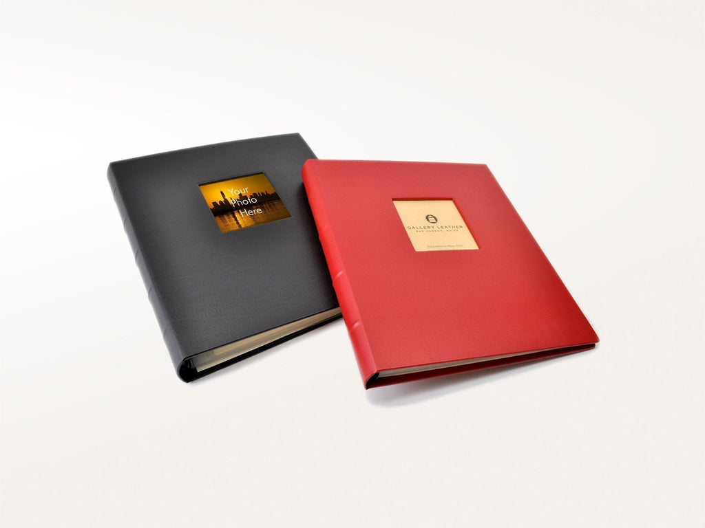 Bonded Leather Presentation Binder With Window