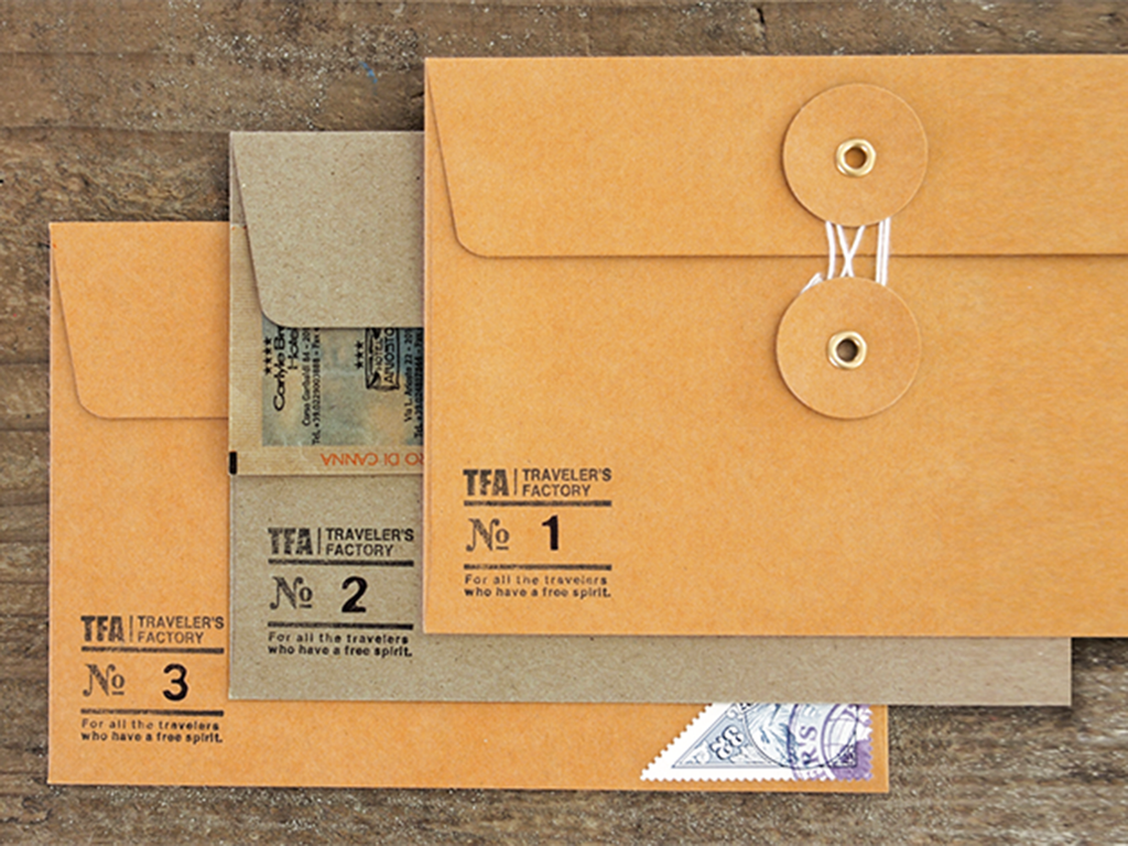 Button String Envelopes Set of 8