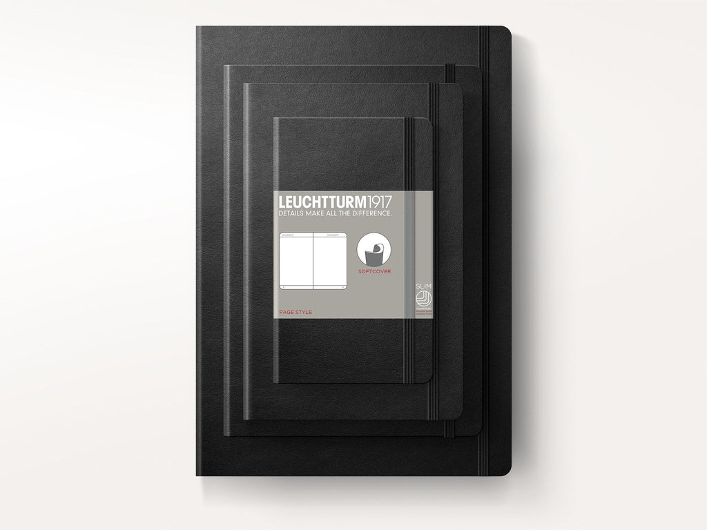 Leuchtturm 1917 Softcover Notebook - Black