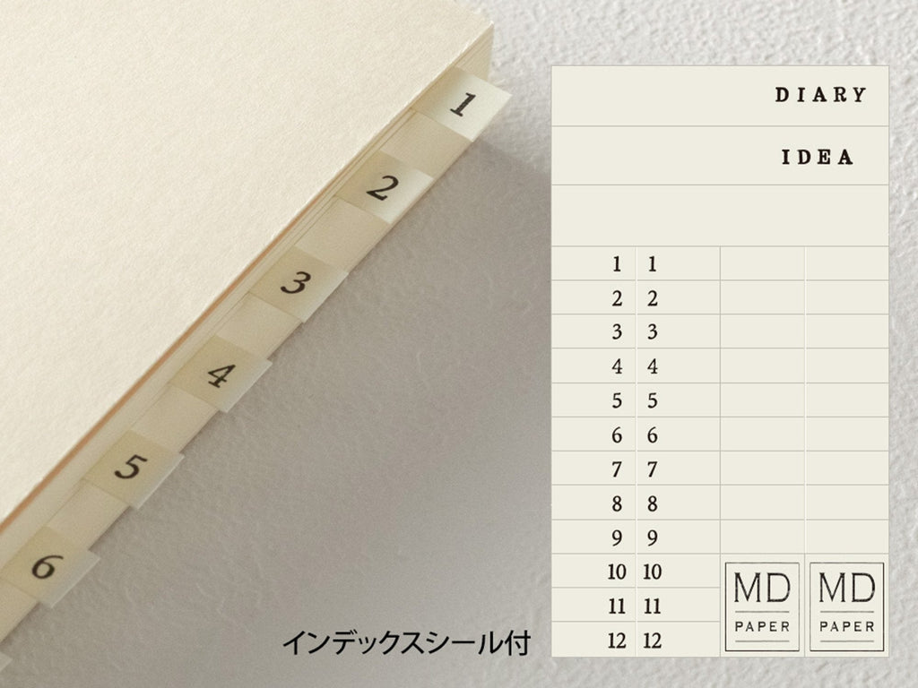 Midori MD Notebook Journal [A5] Codex 1 Day 1 Page Blank