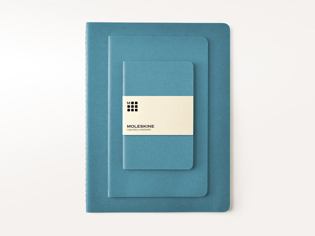 Moleskine Cahier Journal Set of 3 - Brisk Blue